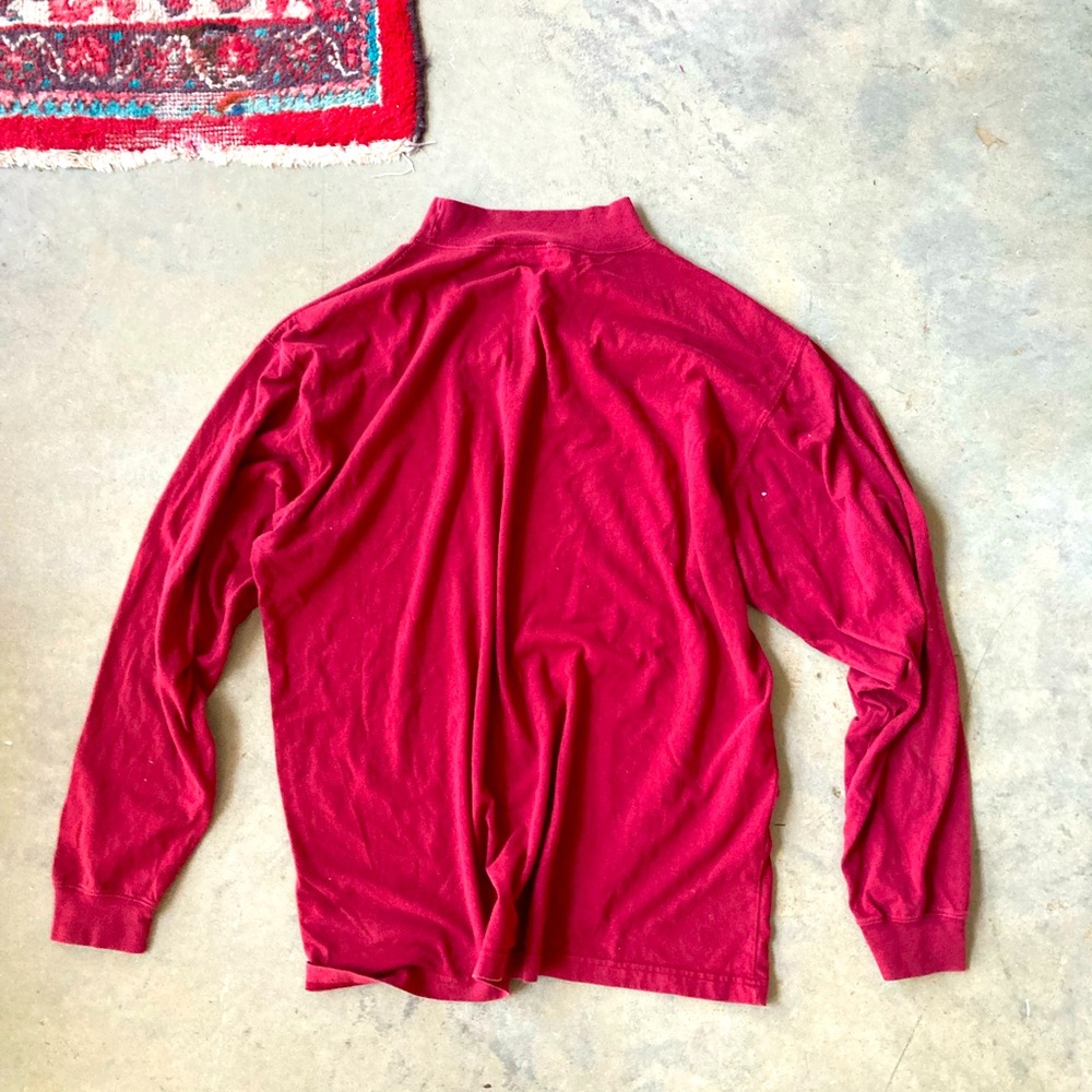 Preswick & Moore 2X thick cotton jersey turtleneck j.
